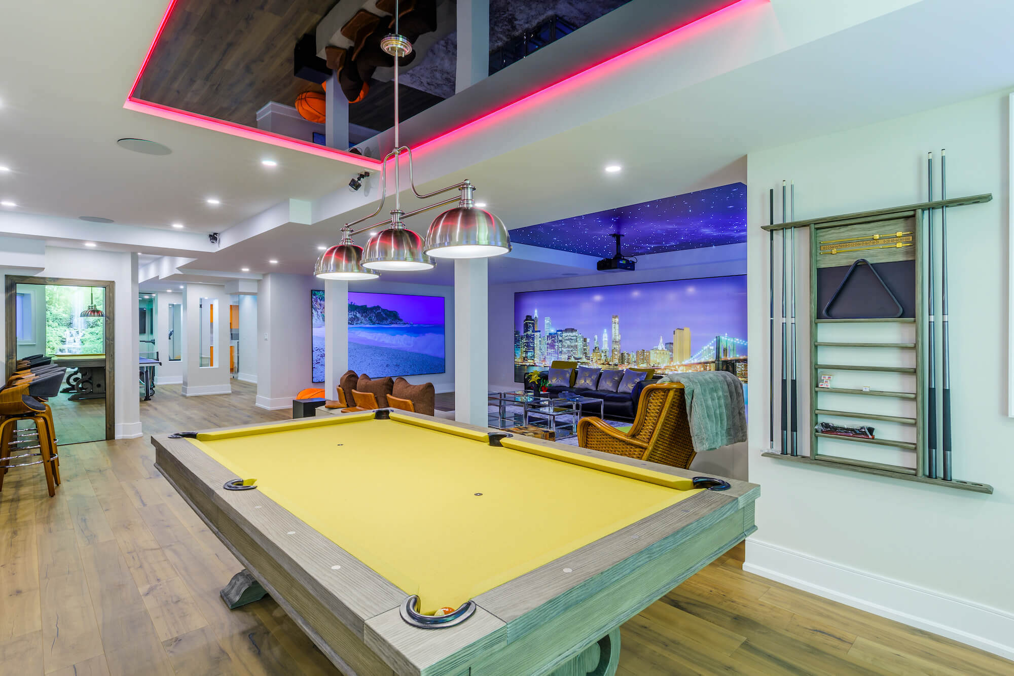 5D3 2584 HDR 2 Basement Game Room Toronto 1